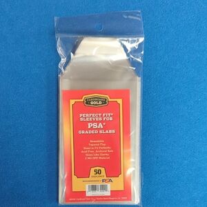 Trading Card Sleeves - Red and Gold